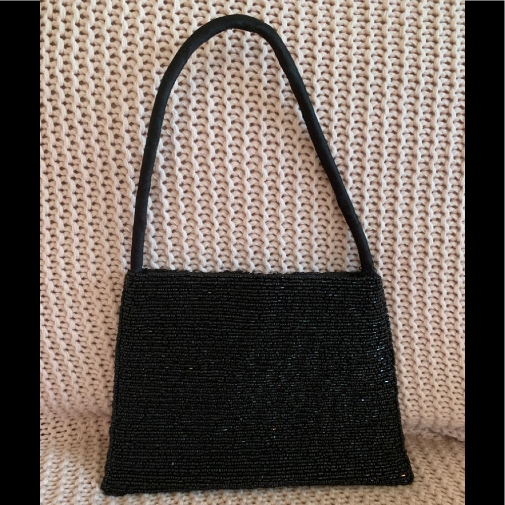 Beaded Black Purse from Accessorize